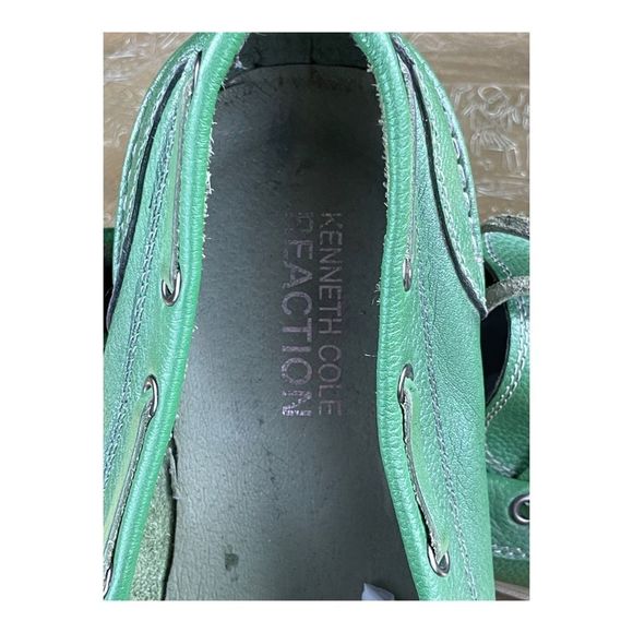 Kenneth Cole Reaction Men’s Green Loafers Slip On Top Sider Boat Deck Sz 11.5 - Picture 6 of 14
